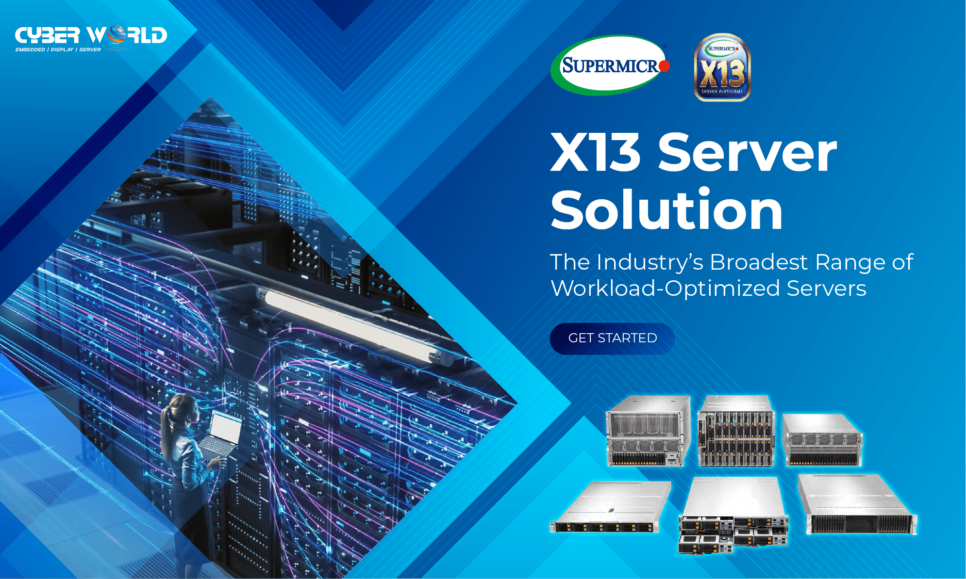 Supermicro-X13@2x (CWC): Supermicro’s X13 Server Solution - Seamless Connectivity Data Flow! Supermicro-X13@2x (CWC): Supermicro’s X13 Server Solution - Seamless Connectivity Data Flow!