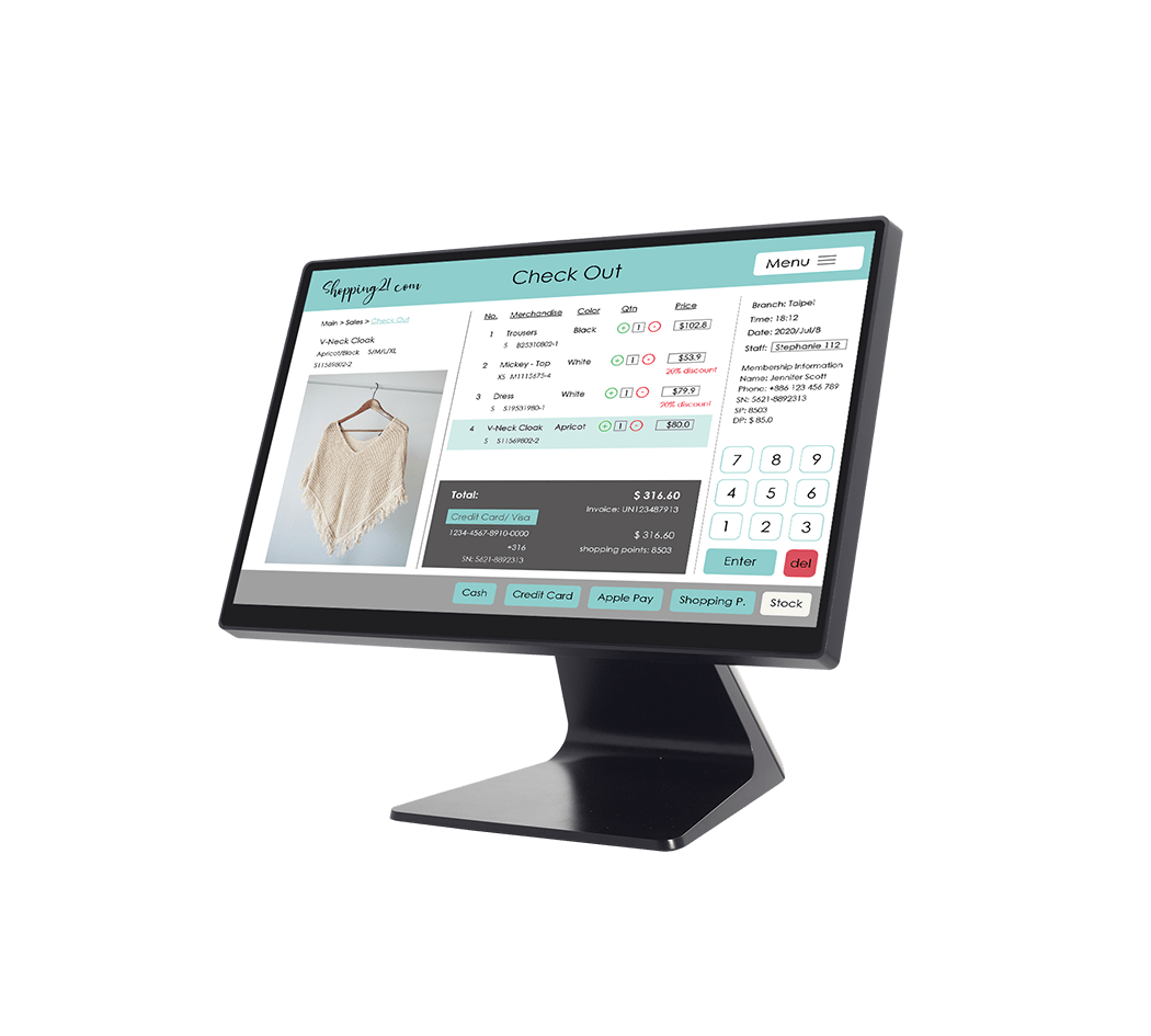 Avalue Touch Panel PC PT58