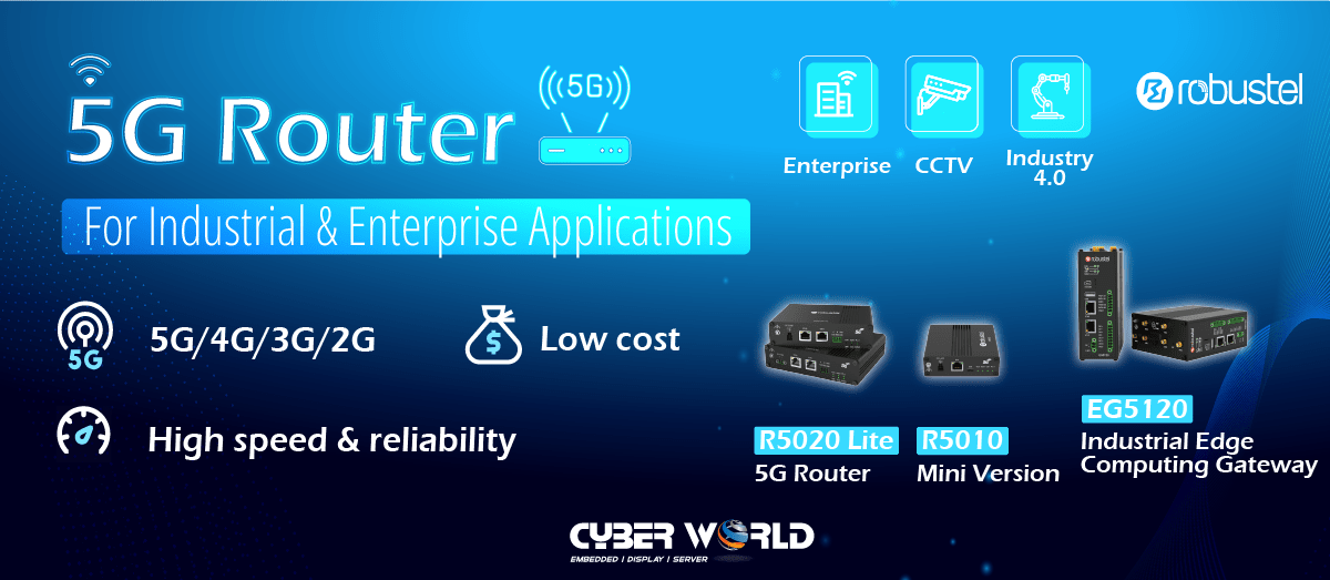 Robustel-banner-1 (CWC): Introducing Robustel 5G router and gateway, enabling high-performance IoT solutions with the use of 5G network Robustel-banner-1 (CWC): Introducing Robustel 5G router and gateway, enabling high-performance IoT solutions with the use of 5G network