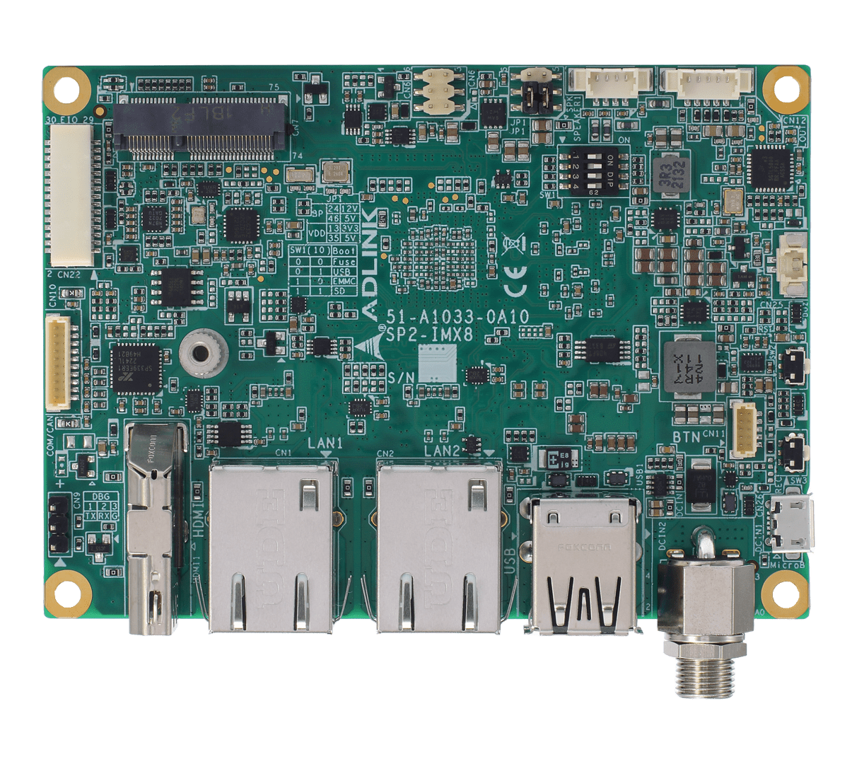 Adlink Industrial M&B SP2-IMX8 SBC