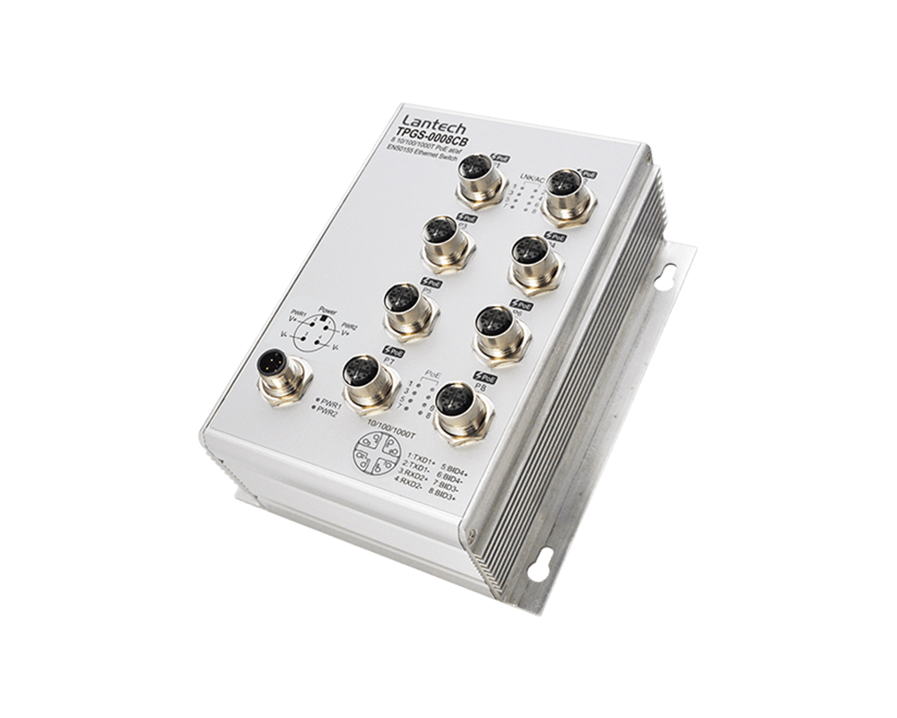 Lantech EN50155 Switch T(P)GS-0008CB