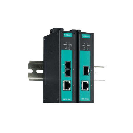 Moxa Industrial Ethernet Switches IMC-21GA Series