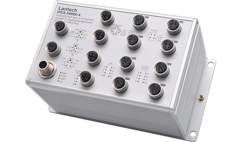 Lantech EN50155 Switch I(P)ES-5408S