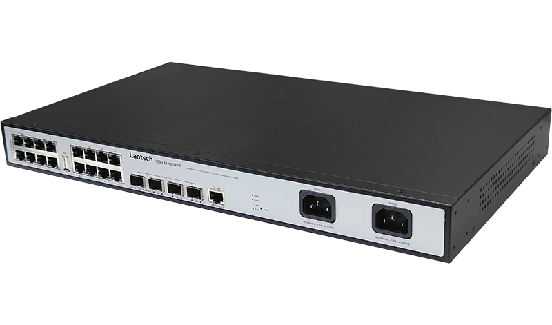 Lantech Industrial IEC 61850-3 Switches I(P)GS-L6416XSFPR-2AC
