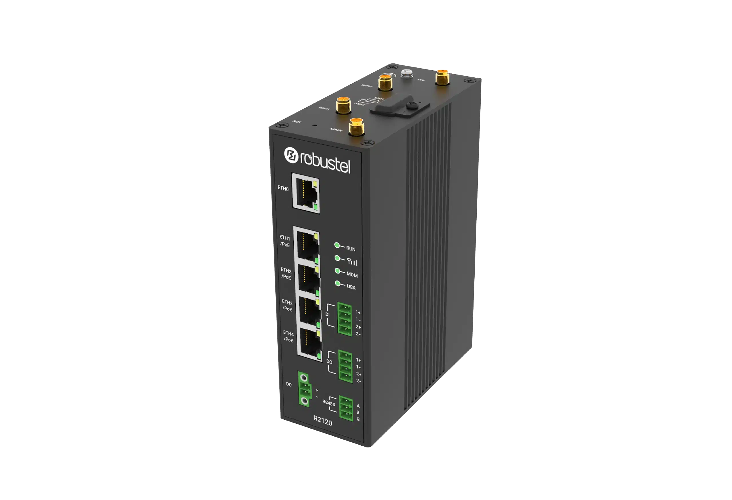 Robustel Cellular Routers R2120 Industrial Cellular PoE Router