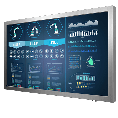Winmate Stainless Steel Touch Panel PC W55L100-65T1