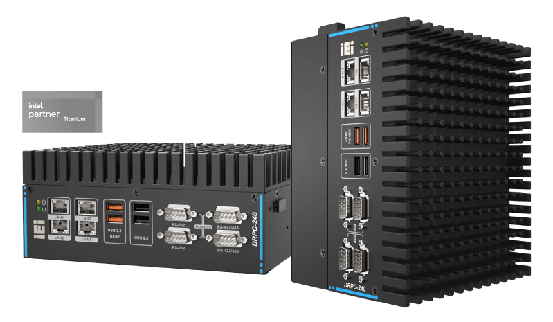 IEI Fanless Rugged System DRPC-240-TGL TSN_TCC