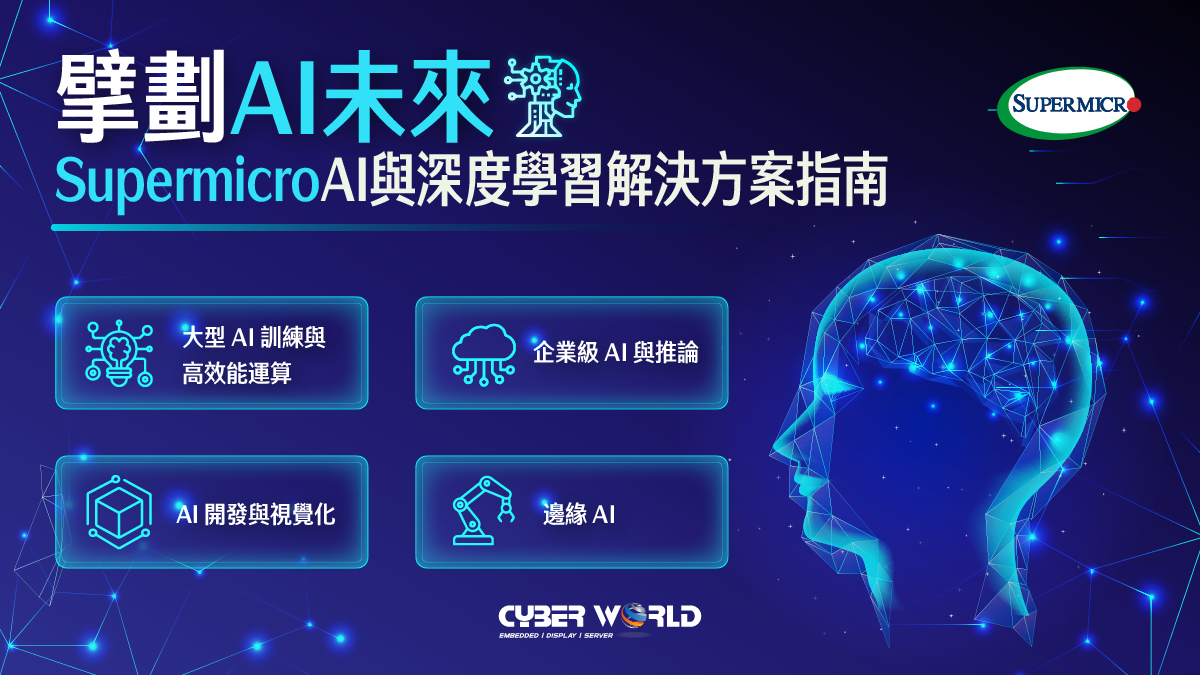 Supermicro_banner_zh (CWC): 擘劃 AI 未來:Supermicro 人工智能與深度學習解決方案指南 Supermicro_banner_zh (CWC): 擘劃 AI 未來:Supermicro 人工智能與深度學習解決方案指南