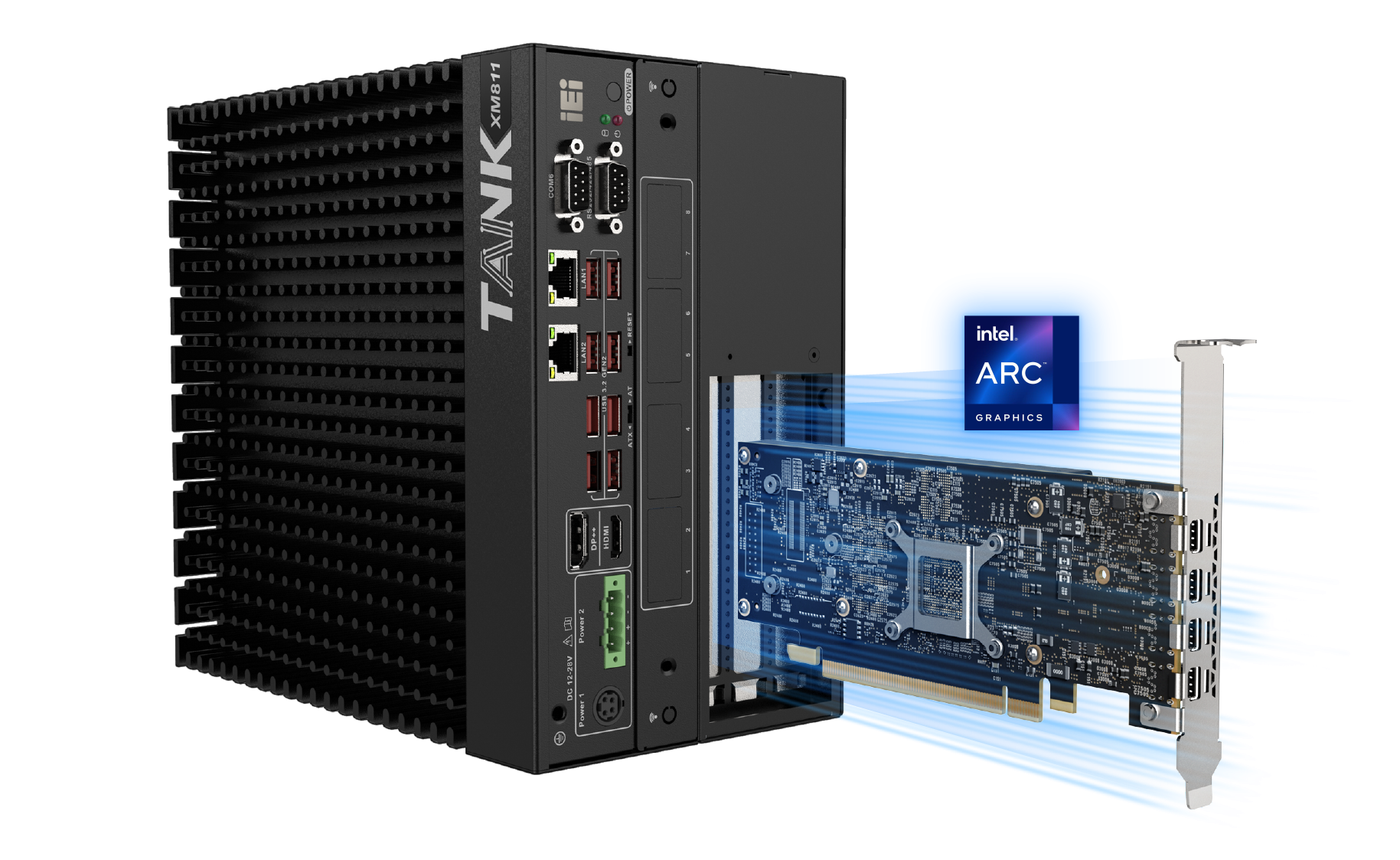 IEI Fanless Rugged System TANK-XM811 ADL DG