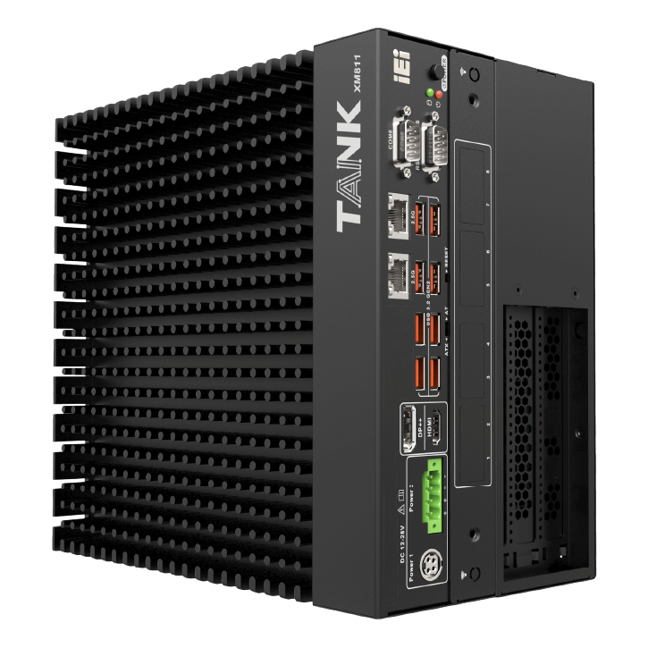 IEI Fanless Rugged System TANK-XM811AI-RPL AIoT